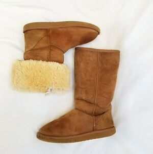 Sheepskin women's toll warm ugg- style boots